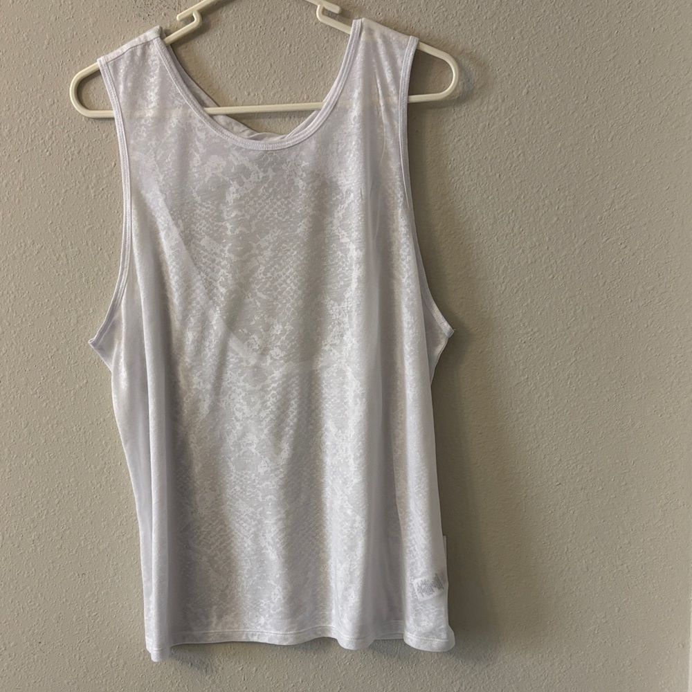 Stylish White Women's Tank Top